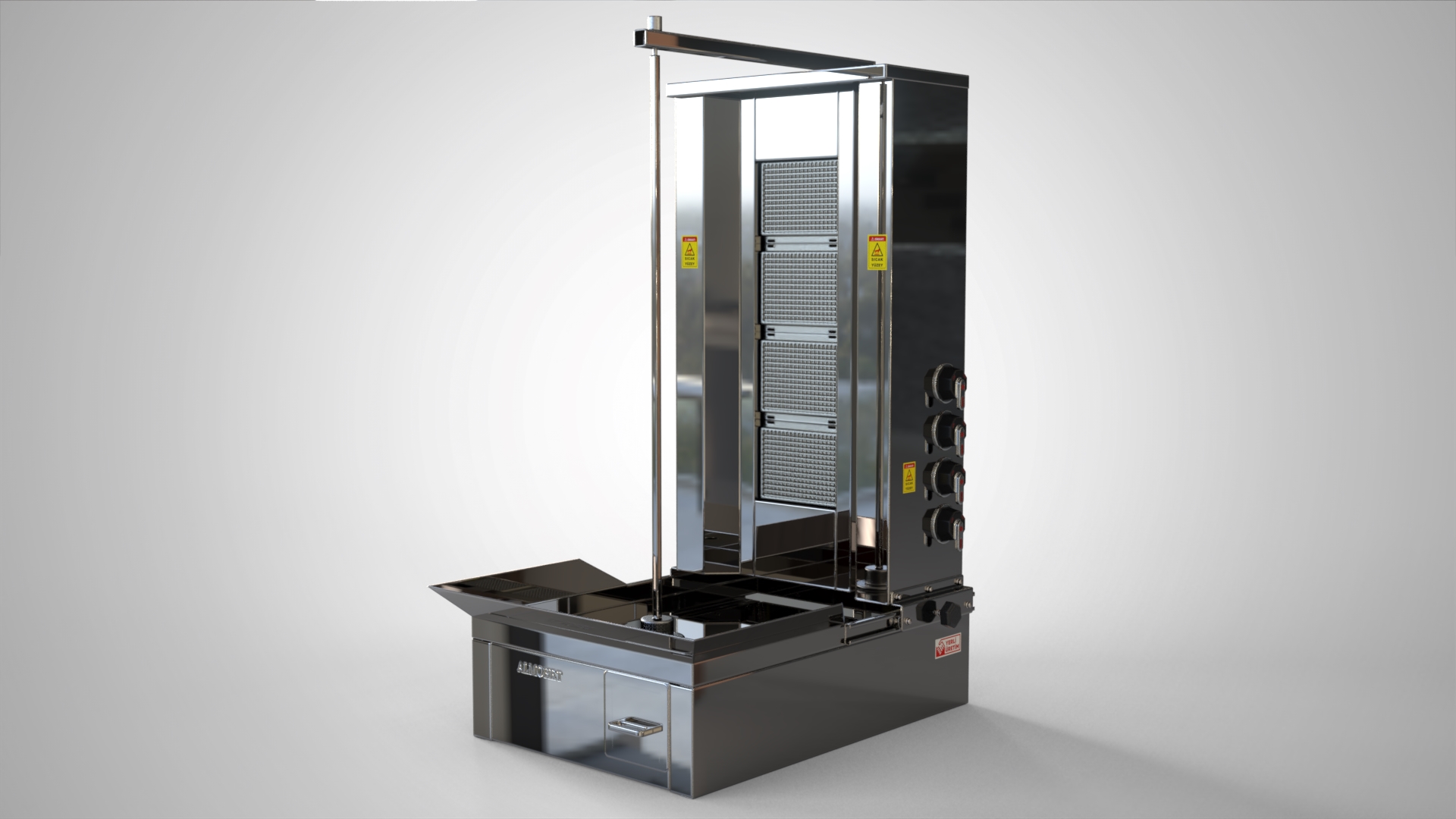 Alttan Motorlu Döner Ocağı